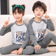 男の子用サーマル下着セット、純綿、女の子用秋服と長ズボン、子供用パジャマ、ベビー用下着、中小型子供用綿セーター