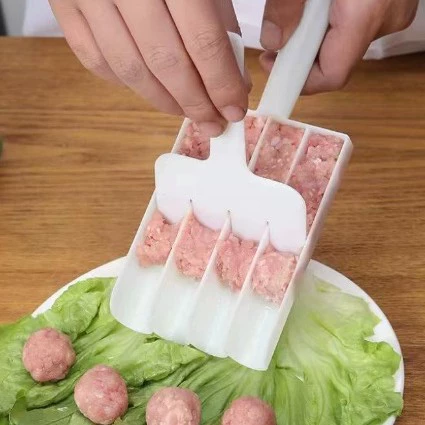 Фаршированный мясной шар производственный прибор кухонный гаджет для шаров, ladle для рыбных шариков, креветочные скользки выдавливатель шариков, ложка