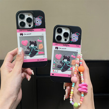 玩偶熊iPhone14promax适用11苹果手机壳12保护套13链条卡通可爱女