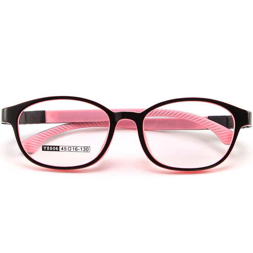 New Silicone Children's Glasses TR Frame for Ages 6-12, Youth Student Protective Eye Glasses, Removable Wholesale