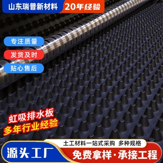 凹凸型塑料排水板 车库顶板用疏水排水板 屋顶花园排水板