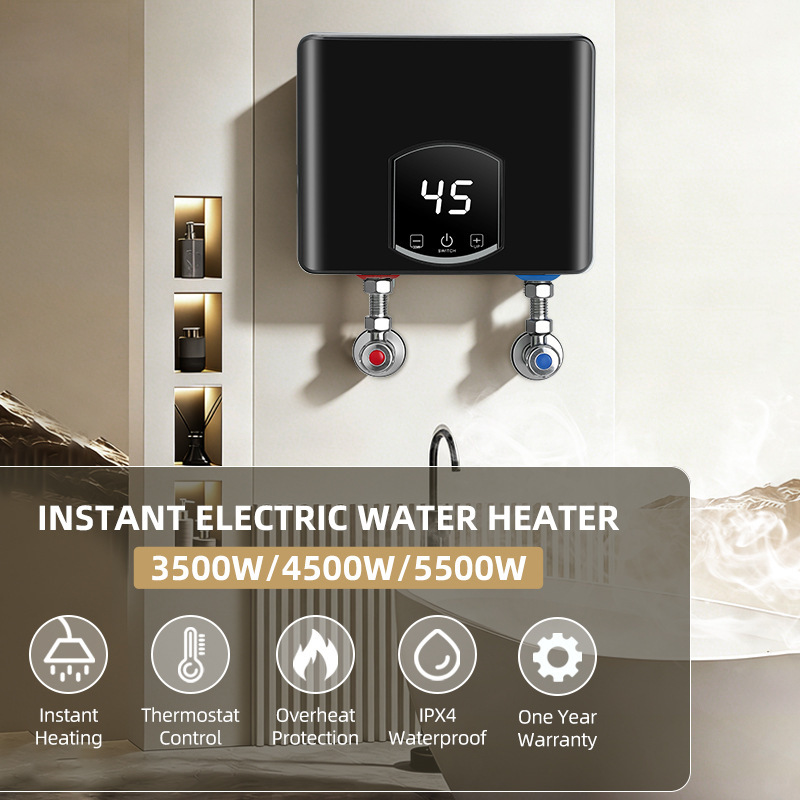 Wholesale Small Kitchen Electric Water Heater for Export, Quick Heating, Constant Temperature, Anti-Leakage, 5500W Wholesale Small Kitchen Electric Water Heater for Export, Quick Heating, Constant Temperature, Anti-Leakage, 5500W
