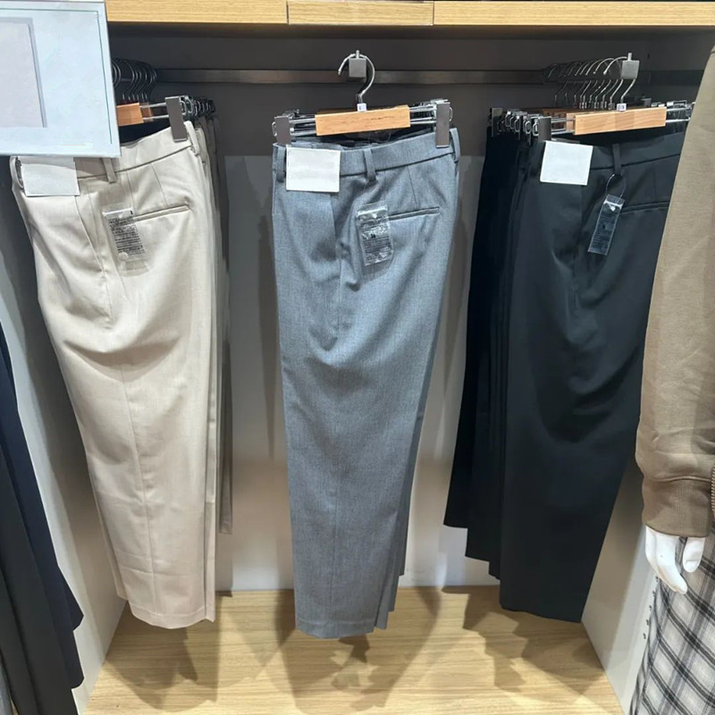 Japanese single women's 24 new stretch pants smart pants commuter business pants easy to manage casual pants 469858