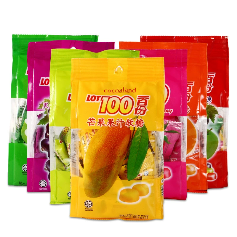 Malaysia Cocoaland LOT100 Сто миллеонный сок манго 150 г детские фрукты конфеты на свадьбу закуски 150 г