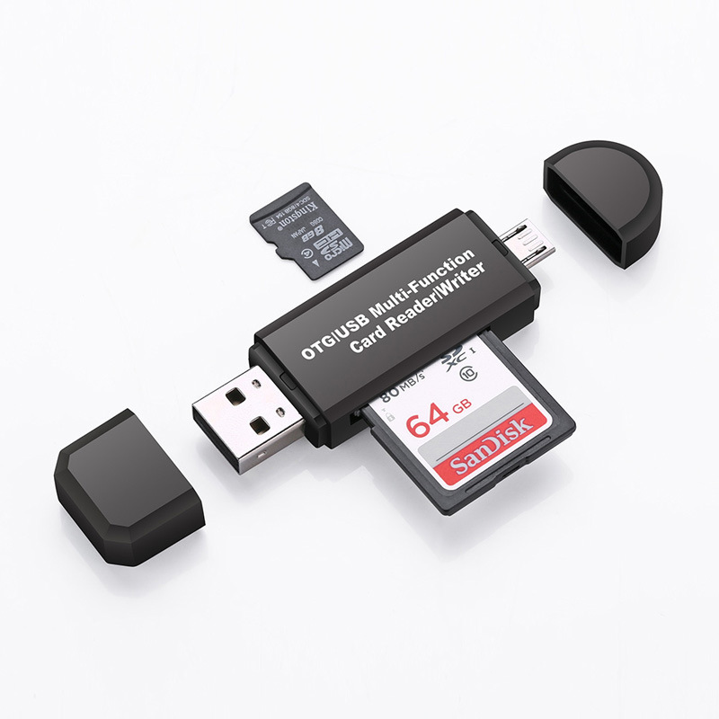 DM-HC28 Computer Android mobile phone tablet universal Micro two-in USB2.0 SD TF card reader