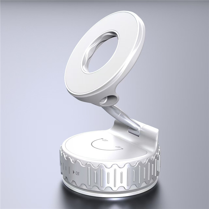 Car Mobile Phone Holder Magsaf Foldable Rotating Dashboard Vacuum Suction Cup Cross-Border Mobile Phone Navigation Magnetic Holder