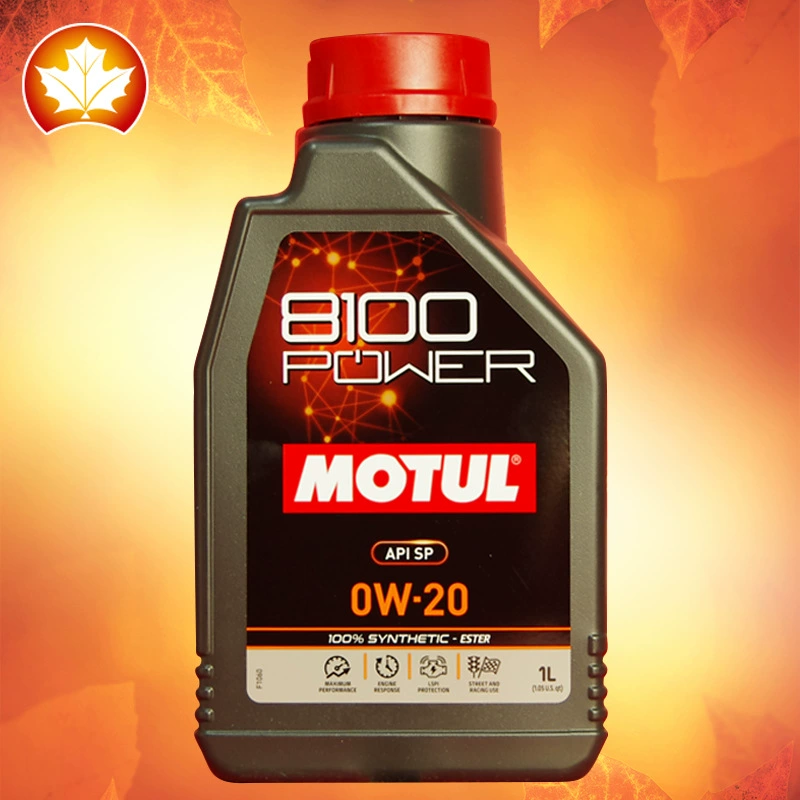 [Новый] MOTUL Мотер 8100 POWER 0W20 SP класса 1L импортные эфиры полностью синтетическое моторное масло