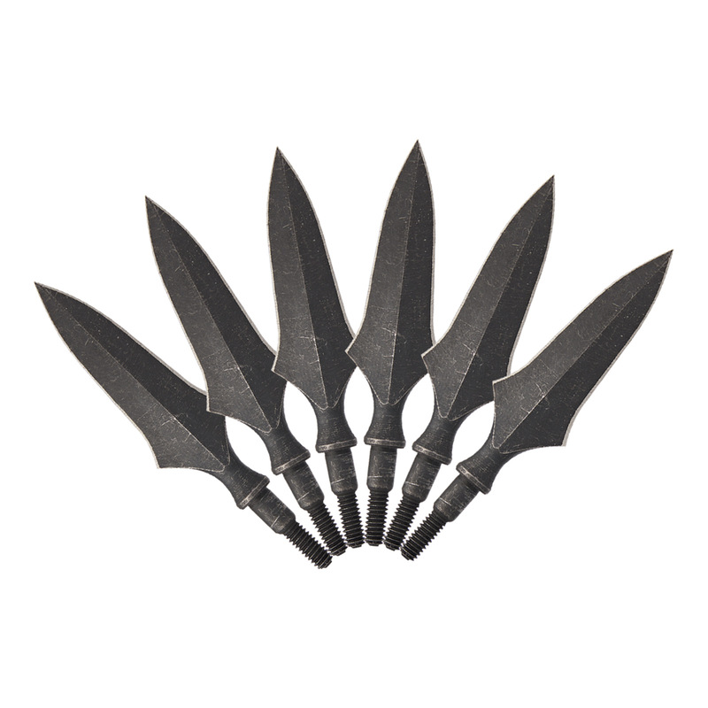 huwairen replaceable retro war halberd outdoor bow and arrow universal arrow 200 grid blade carbon steel