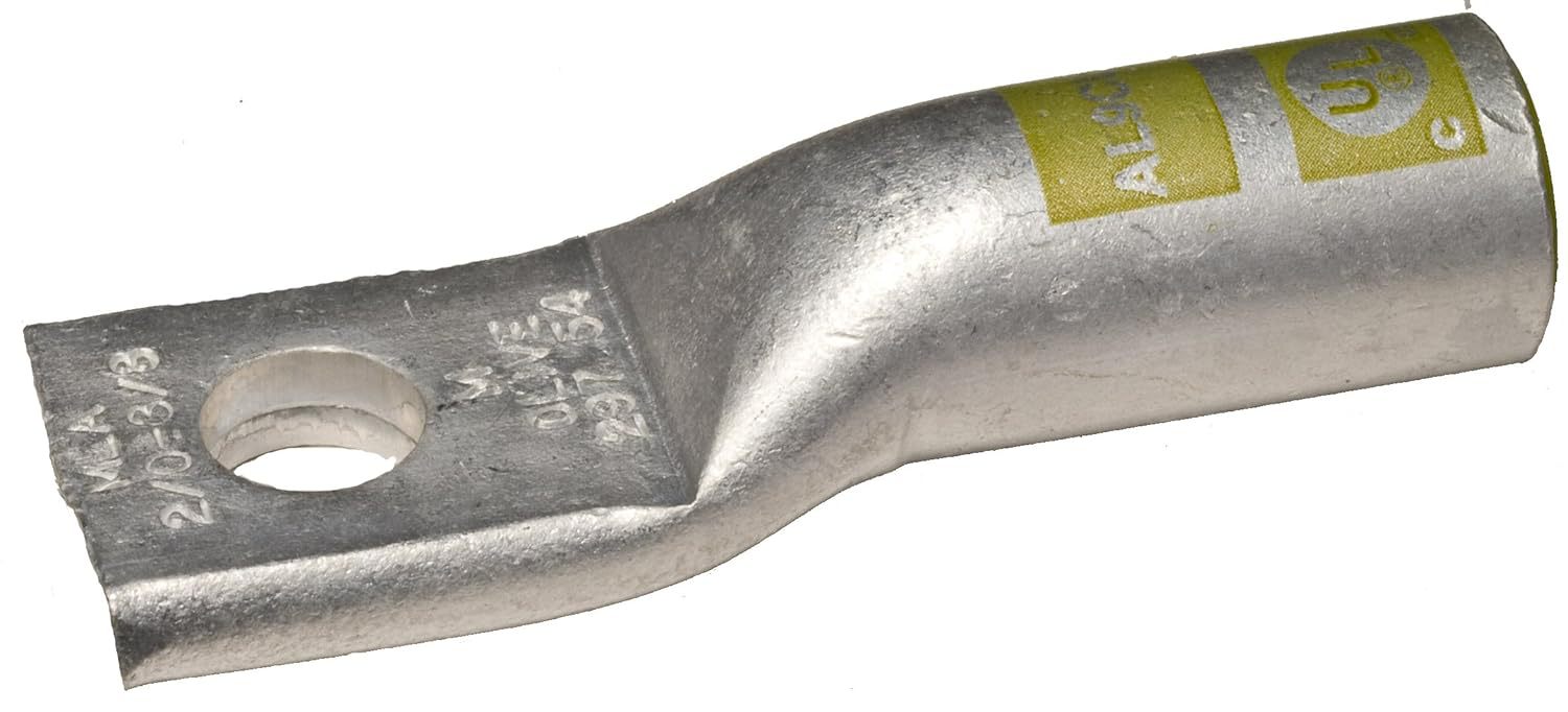 Morris Products 93066 Compression Lug, 1 Hole, Aluminum, 250