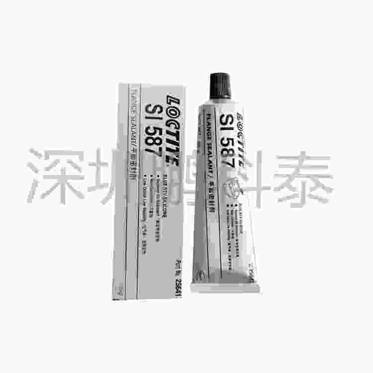 长期大量供应乐泰胶水硅橡胶587 BLUE低挥发气味小