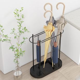 Indoor Entrance Porch Umbrella Stand Metal Bracket Home Hotel Lobby Umbrella Stand Storage Personalized Floor-Standing Umbrella Stand