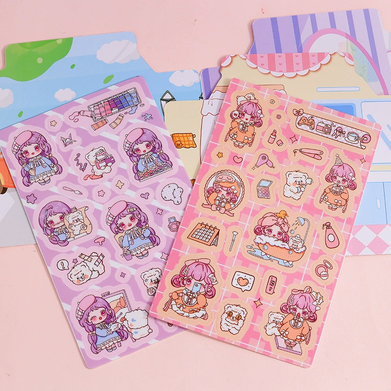 High quality cute cartoon sticker, scheduler