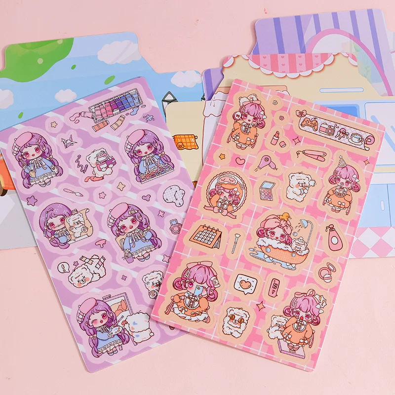 High quality cute cartoon sticker, scheduler