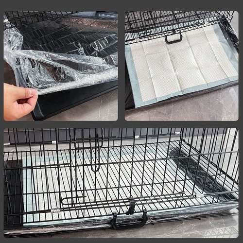 Rabbit Cage Film Cover Disposable Guinea Pig Hamster Chinchilla Rat Cage Lining Bottom Mat No-Wash Film for Pet Supplies