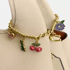 Hot Cross-Border Bag Charm Cherry Strawberry Bag Chain Women's Bag Accessory Cherry Dinosaur Crossbody Bag Keychain