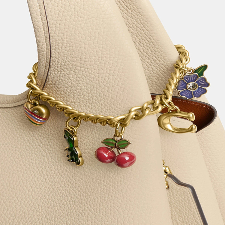 Cross-Border Hot Bag Pendant Cherry Strawberry Bag Hanging Chain Women's Bag Accessories Cherry Dinosaur Crossbody Bag Keychain