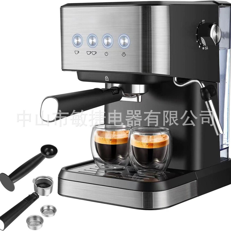 Cross-border Italian semi-automatic coffee machine high-pressure extraction household semi-automatic concentrated milk foam integrated coffee machine
