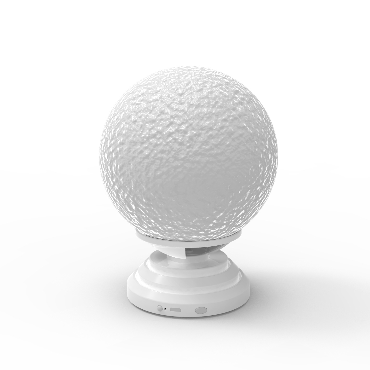 亚马逊蓝牙APP版智能月球灯旋转3D充电白噪音月球小夜灯蓝牙音箱