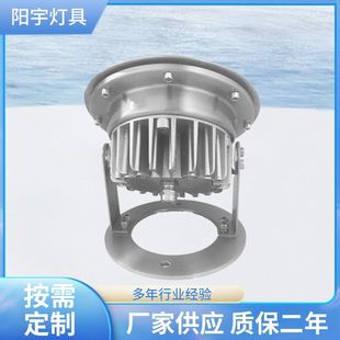 Outdoor underwater lamp shell stainless steel heat sink pool lamp 6B150-03 underwater floodlight stainless steel lamp shell