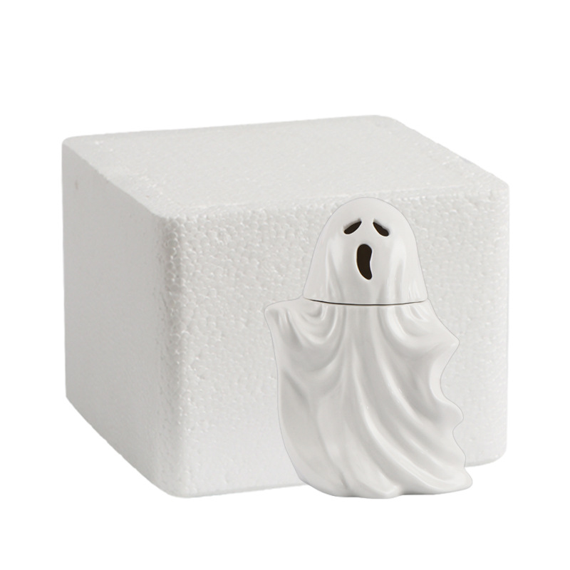 Monstruo de porcelana parodia tridimensional Taza de cerámica fantasma blanco taza de dibujos animados taza de regalo de Halloween taza de publicidad