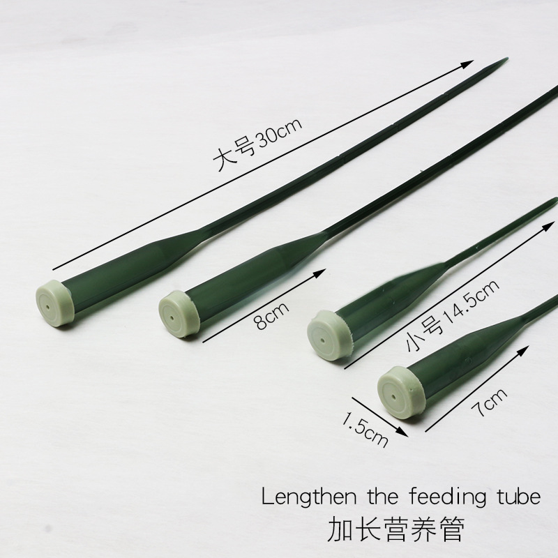 Huaxi flor fresca tubo de almacenamiento de agua alargado tubo de orquídea con palo orquídea mariposa injerto florista floral tubo de retención de agua