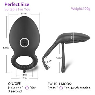 Explosive Peach Type Precision Lock Ring Double Shock Male Couple Resonance Waterproof Masturbator Silicone Vibration Precision Lock Ring Adult Use