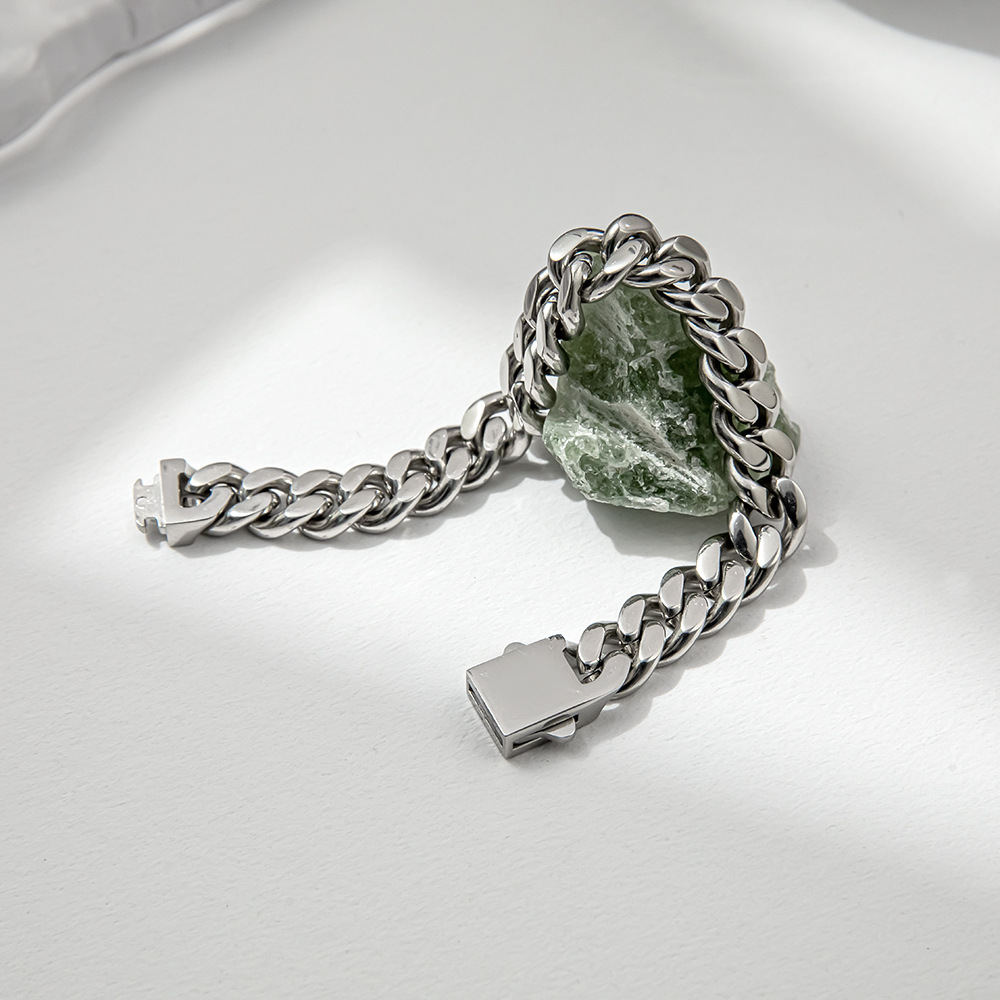 Fashion Geometric Titanium Steel Plating Bracelets 1 Piece