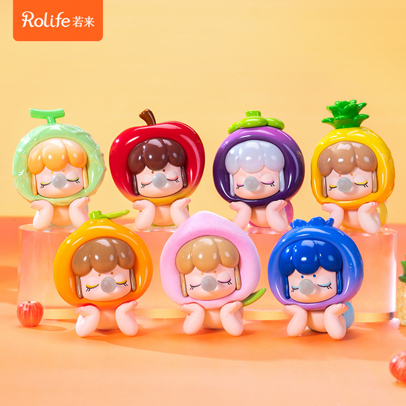 Rollife Ruo Lai BabyNanci Nanqian Fruit Series Caja de regalo para ciegos Nuevo regalo hecho a mano Adornos lindos