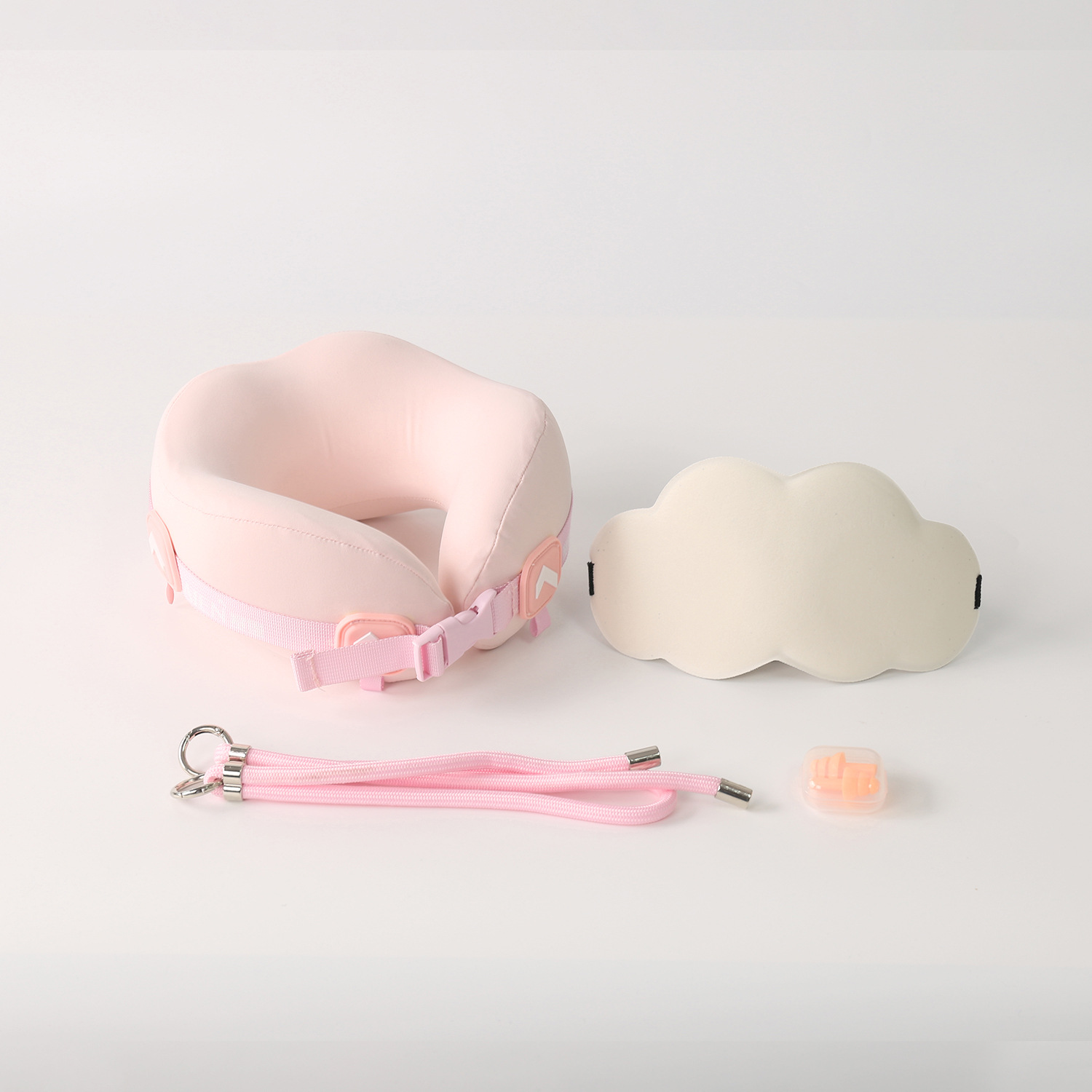 almohada de cuello para niños almohada de memoria de algodón tipo U almohada de viaje para padres e hijos