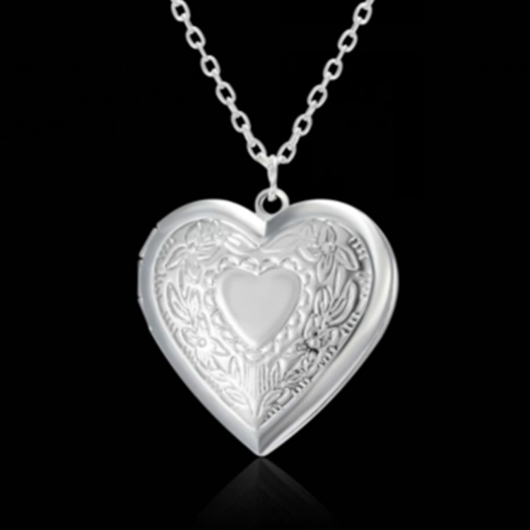 Romantic Heart Shape Stainless Steel Plating Pendant Necklace display picture 8