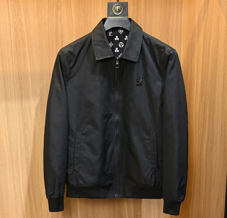 白色翻领夹克男修身韩版欧洲站潮牌高级外套休闲痞帅衣服欧货潮流|undefined