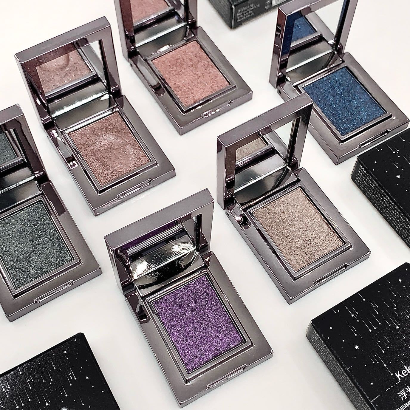 Keke Mood Glitter Star Diamond Eyeshadow Pearlescent Flashing Chameleon Crushed Diamond Highlighting Mashed Potato Eyeshadow Palette Wholesale