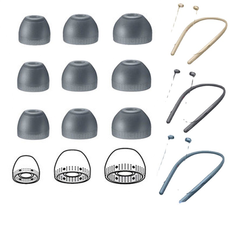 For SONY SONY MDR-EX750BT silicone cover WI-1000X/H700 headphone cover ear cap earplug cover For SONY SONY MDR-EX750BT silicone cover WI-1000X/H700 headphone cover ear cap earplug cover