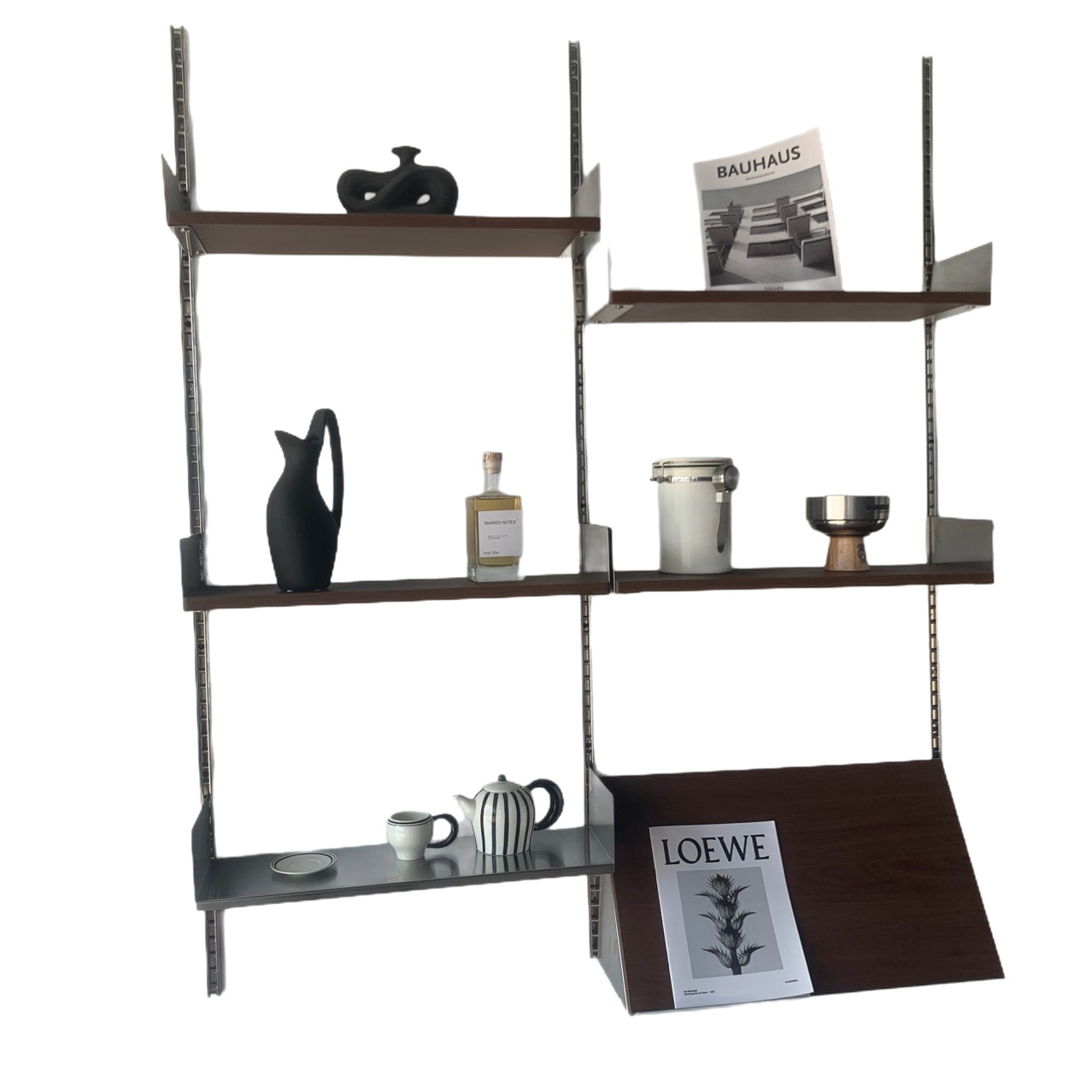 Vitsoe 트랙 중고 선반 거실 배경 벽 장식 조절 가능한 책장 홈 벽 디스플레이 스탠드