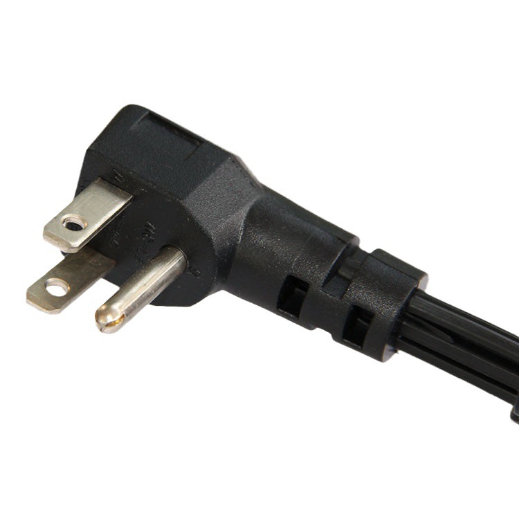 厂家生产电源线插头线 90度弯头美式插头线 美式电源线 纯铜电线