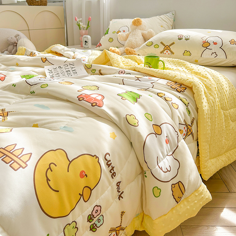 귀여운 오리 [엄마와 아기 피부 친화적 인 콩]]