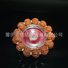 天然文玩厂家直销批发佛珠金刚菩提手串隔珠包浆菩提子素款包浆