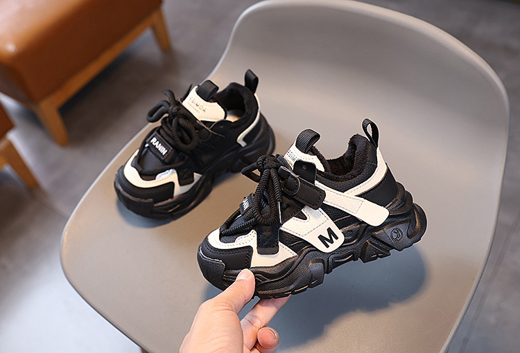 Robuste Leder Sneaker Für Kinder Mit Rutschfester Laufsohle_voghion.com