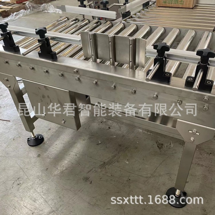 食品包装生产线纸箱周转筐滚筒流水生产线 食品医药不锈钢传动带