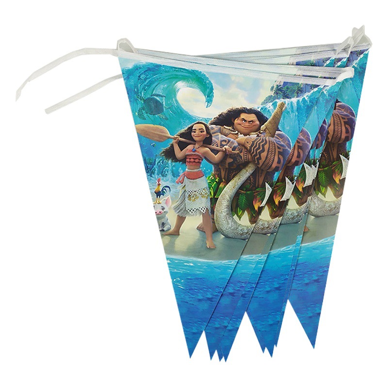 En stock océano romance tema cumpleaños vajilla suministros partido mantel Placa de papel tire de la bandera taza de papel de tejido Paquete de decoración