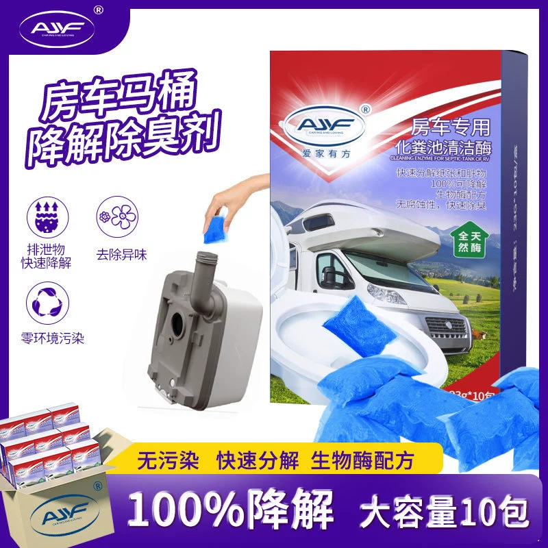 Фермент-это очистка фекалий в черном резервуаре для воды RV