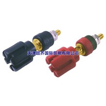欧时RS PRO 接线柱 187-3804  黑色红色7.2mm开孔 , 30A 单位1套