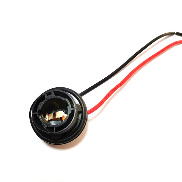 1156/BA15S portalámparas LED de señal de giro luz de freno portalámparas 1156 portalámparas zócalo del arnés de cableado de suministro de calor