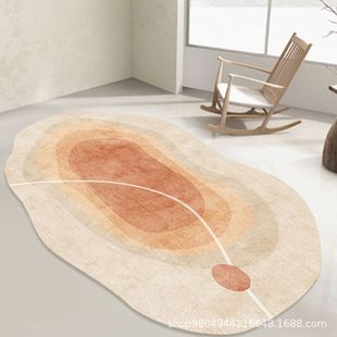 Cross-border carpet living room special-shaped sofa coffee table blanket disposable lazy irregular household mat stain-resistant bedroom floor mat