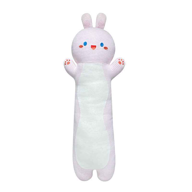 Pure Cotton hug series Dinosaur rabbit long pillow children adult leg clip side sleeping pillow girl pillow