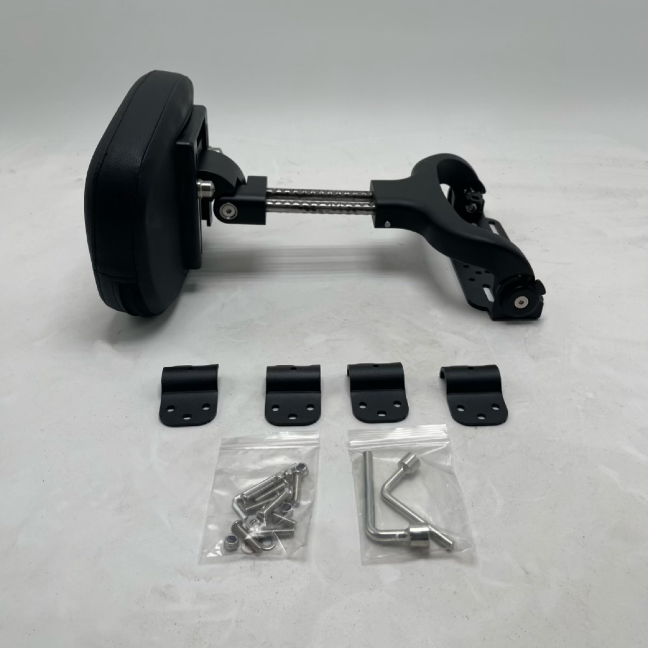 Electric Scooter Backrest Foldable Lumbar Support Universal for Ninebot Rear Seat, Extendable for Delivery, Modified Lumbar Support for Yadea, Shenyuan, and Niu