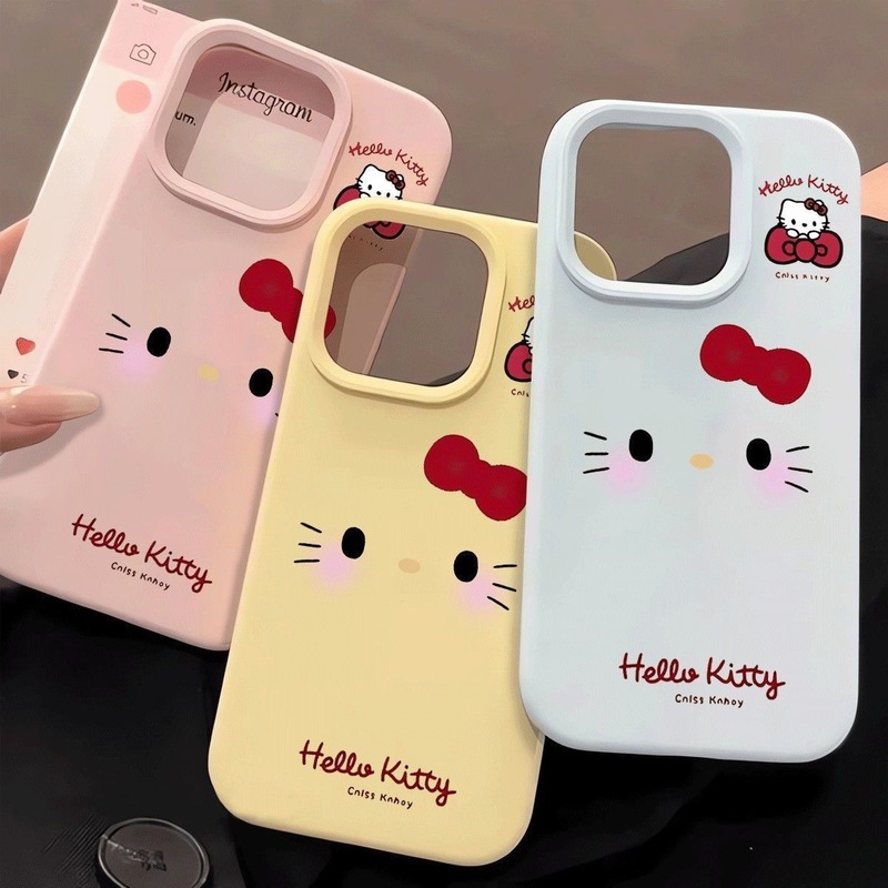 Sweet Blush Cat-Themed Soft Silicone Case for Apple 16 Pro Max, iPhone 17, 14/13, Cute