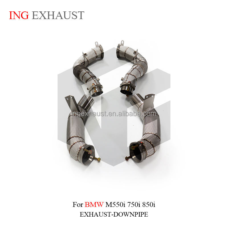 Suitable for BMW M550i 750i 850i stainless steel catalytic downpipe exhaust downpipe