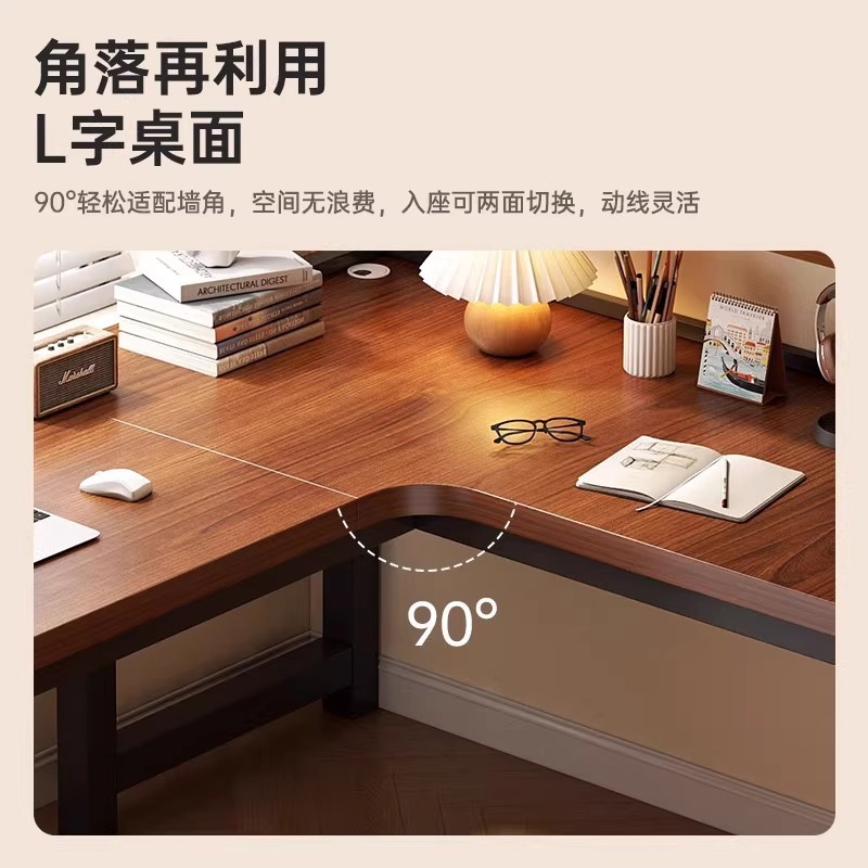 Escritorio de computadora de esquina dormitorio escritorio de esquina doméstico estante de escritorio en una sola mesa de estudio de estudiantes escritorio de oficina en forma de L