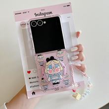 三星zflip5代6/7代折叠屏手机壳puraX卡通娃娃适用小米mixflip2套